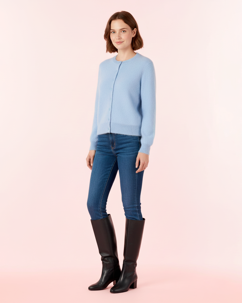 The Renée 100% Cashmere Cardigan