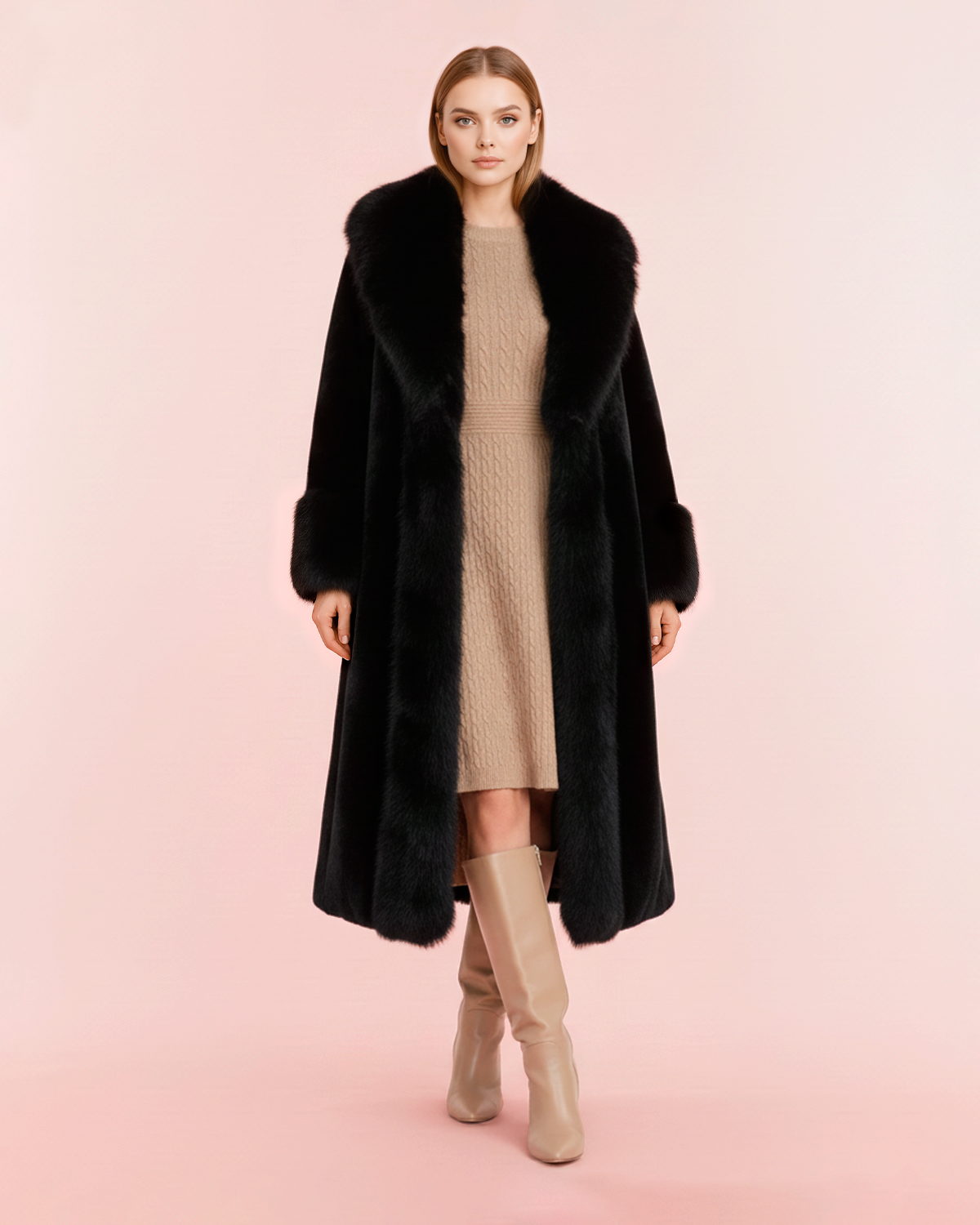 The Marjorie Faux Fur Winter Coat
