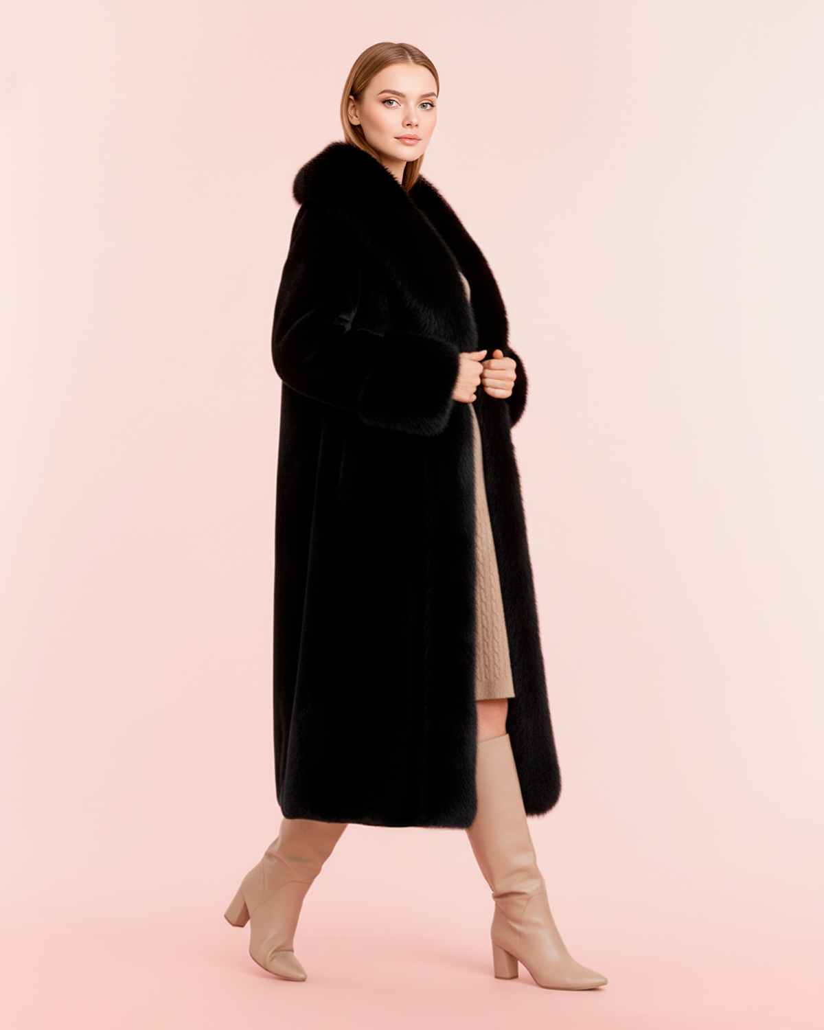 The Marjorie Faux Fur Winter Coat