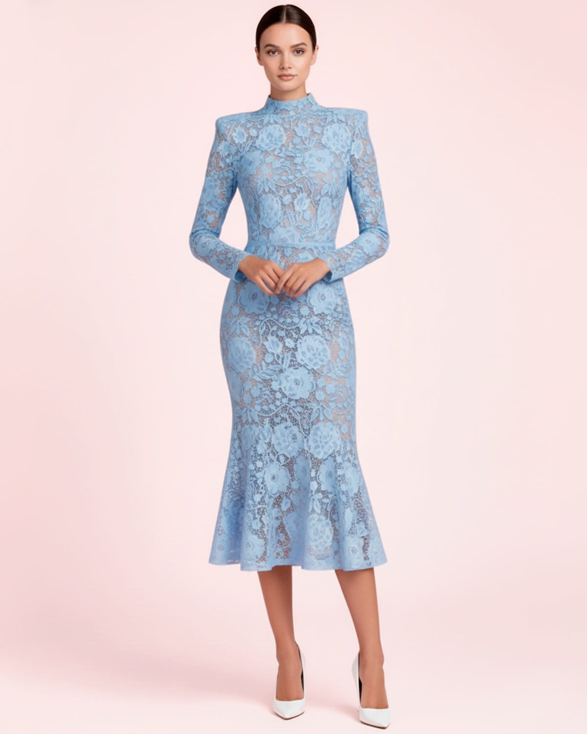 The Eleanor Lace Midi Dress