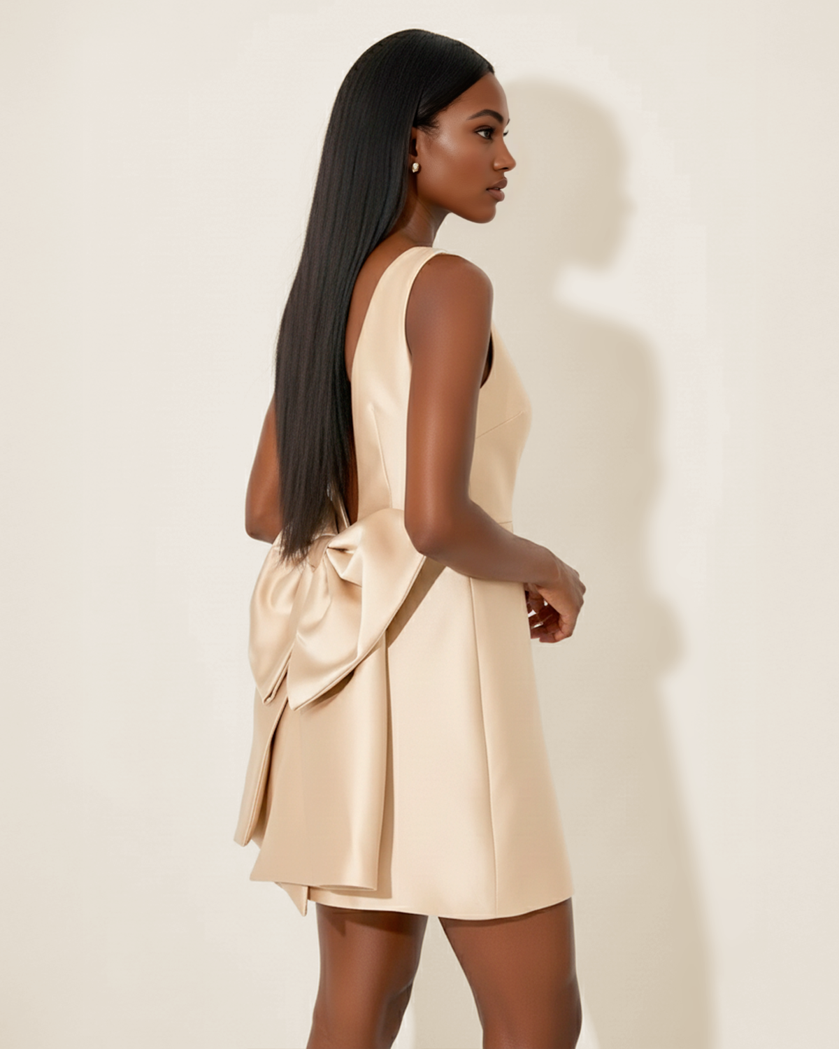 The Kate Satin Mini Dress