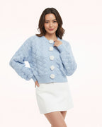 The Agnes Floral Appliqué Cardigan