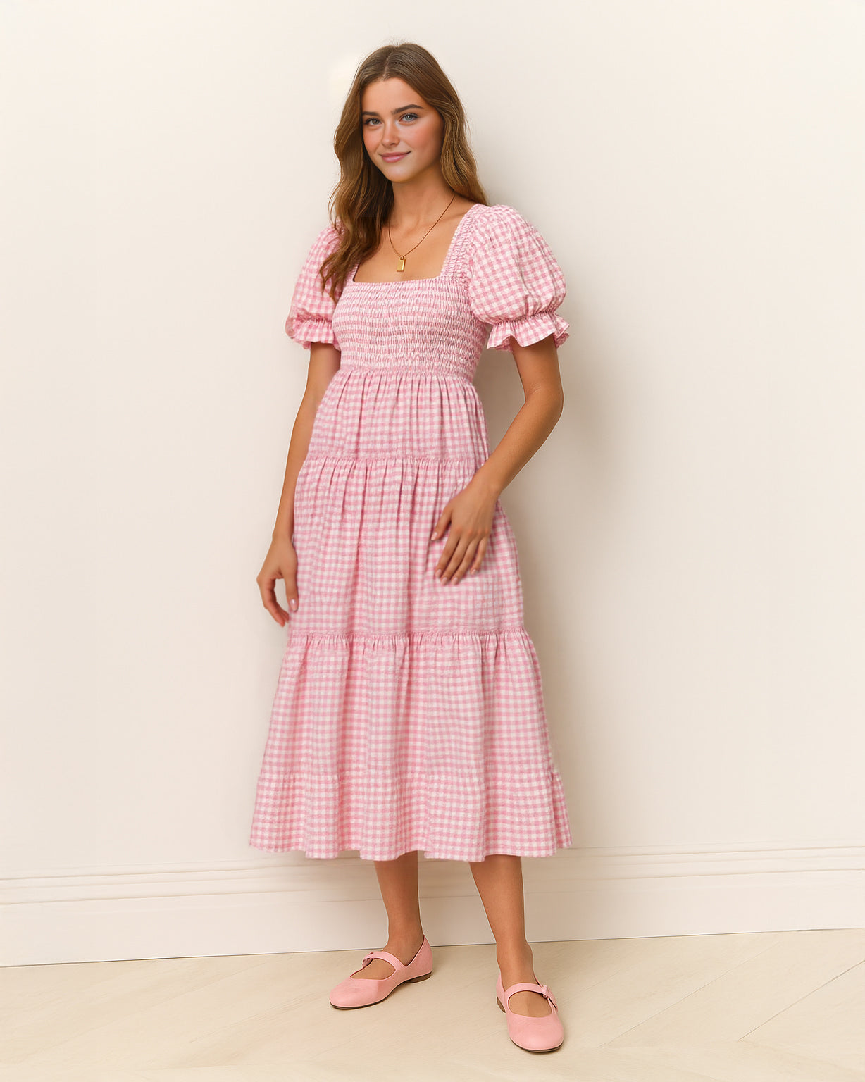 The Henrietta Checkered Dress