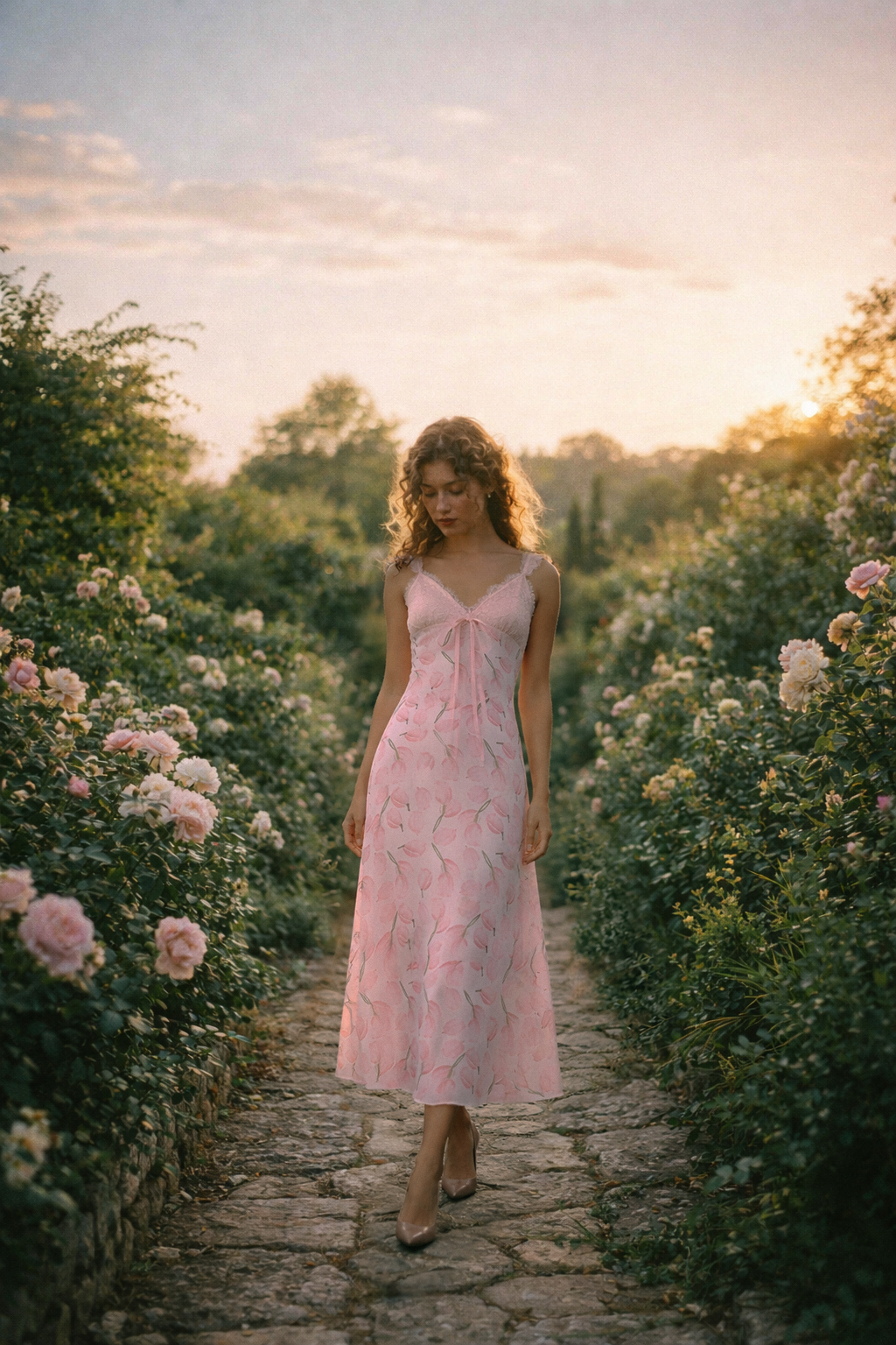 The Marcella Lace Maxi Dress