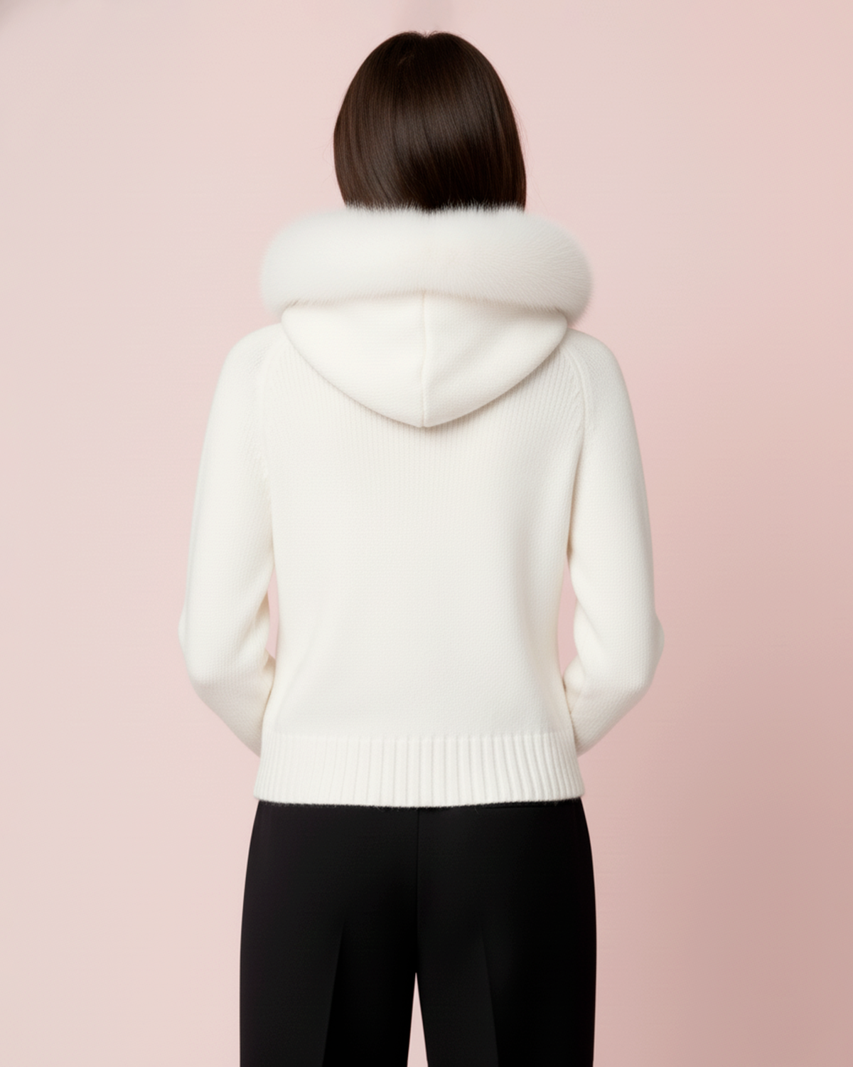 The Virginia Faux Fur Hood Jacket